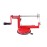 Stainless Steel Potato Twist Slicer - Manual Spiral Chip Cutter for Kitchen, Red Metal Design