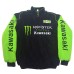 F1 Racing Jacket Kawasaki Monster Racing Team - Embroidered Leisure Jacket A299 [Racing Jacket, Kawasaki, Embroidered Craft]