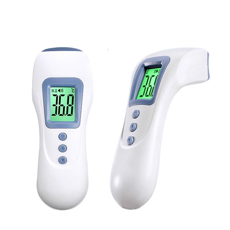Wiederaufladbares digitales LCD-Infrarot-Babythermometer – berührungsloses Stirn- und Oberflächentemperaturmessgerät [Infrarot, genau, tragbar]