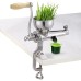 304 Stainless Steel Manual Wheatgrass Juicer - Healthy, Non-Toxic, Durable Wheat Grass Juicer for Fresh Juice