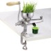 304 Stainless Steel Manual Wheatgrass Juicer - Healthy, Non-Toxic, Durable Wheat Grass Juicer for Fresh Juice