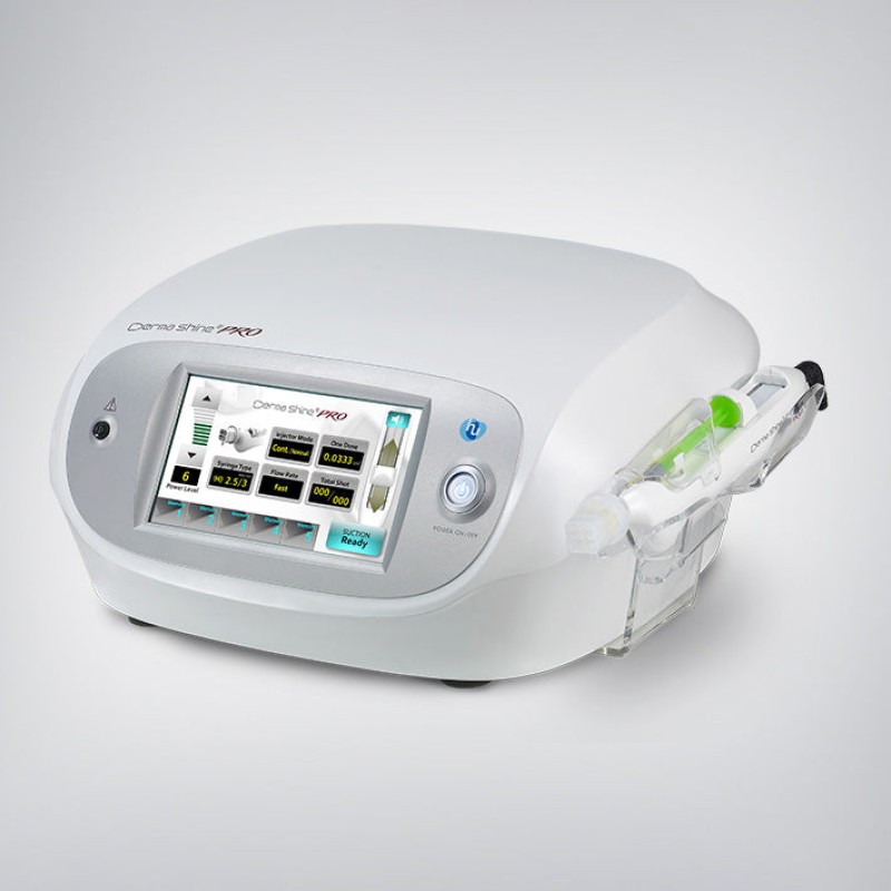 Derma Shine Pro Multiuse Mesotherapy Injection Device for Skin Booster Treatment - Effective Derma Filler System with 9-Pin Needle