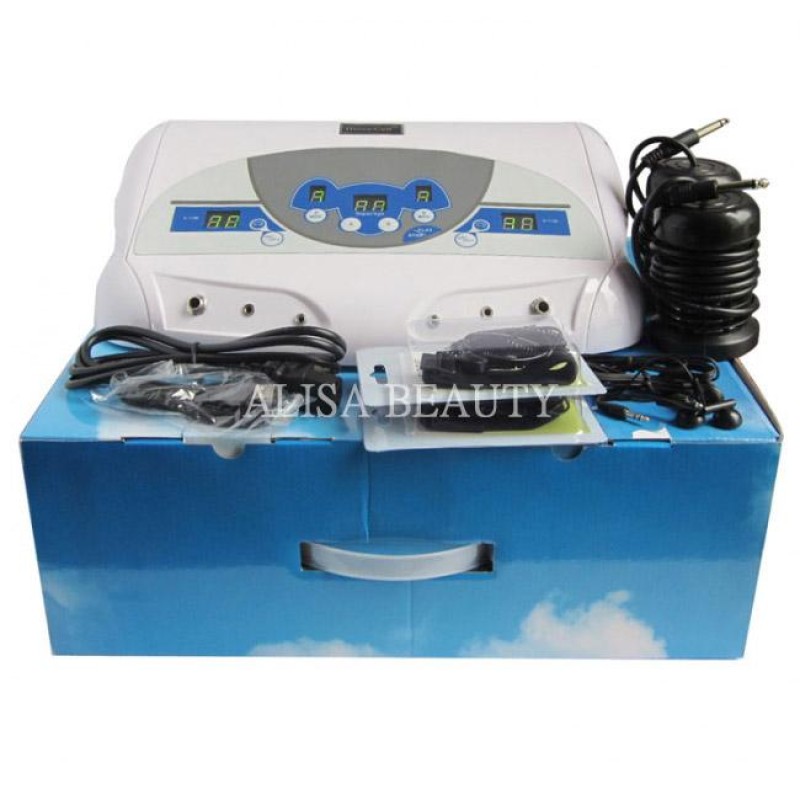 Urządzenie do detoksykacji stóp Ion Cleanse Detox Machine Foot Spa - kąpiel stóp dla dwóch użytkowników z odtwarzaniem plików MP3, terapią jonami ujemnymi, certyfikatem CE/CF