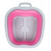 Vasca per massaggio in silicone pieghevole portatile per disintossicazione dei piedi - Alta qualità, capacità 5000 ml, temperatura 40-50 °C
