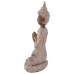 Small Thailand Fengshui Buddha Statue for Home & Office Decoration, Resin Sandstone Craft, 8cm